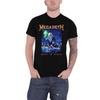 Унисекс Взрослая футболка Megadeth Rust In Peace с принтом трек-листа на спине