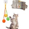 Cat Teaser Can Hang Cotton Rope Ball, Resistant To Biting Teeth, Self-hi Cat Teaser Cat Toy Cat Sling Ball
