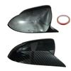 For Hyundai Accent Solaris 2017-2025 Rearview Side Mirror Cover Wing Cap Exterior Door Rear View Case Trim Carbon Fiber Look