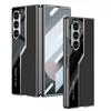 Case For Samsung Galaxy Z Fold 7 Luxury Business Leather Grain Plating360° Full Coverage Cover For Galaxy Fold7 Shockproof