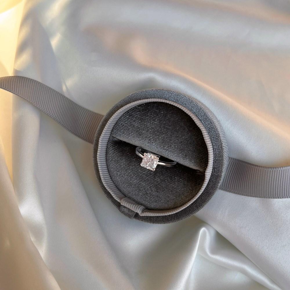 Tancise Classic стерлингового серебра 925 пробы кольцо с цирконом женские ювелирные изделия свадебное обещание вечерние подарок