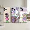 B-Bassie Art Dandys World Чехол для телефона для iPhone 17,16,15,14,13,12,11 Plus,Pro,Max,Mini Силиконовый черный Мягкий чехол