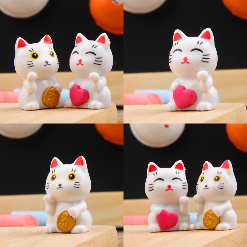Action Figures Cat Model Toy Micro Bonsai For Garden Display Ornaments Gift