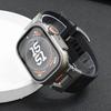 Резиновый Люксовый Ремешок для Apple Watch Ultra 3/2/1 49мм Серии 11 10 46мм Силиконовый Браслет для iwatch 9 8 7 Se 45мм 44мм Мужской Ремешок