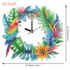 2D Плоские Стразы Специальной Формы Алмазная Живопись Часы Настенные Подвески Алмазные Часы Художественная Подвеска Сделай Сам Домашний Декор Подвесной Шарм