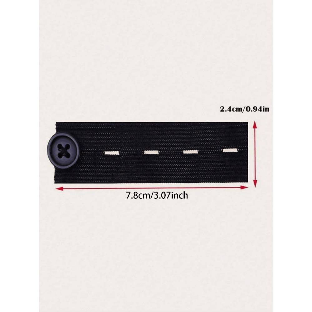 2 шт. Расширитель пряжки для пояса, Эластичное регулируемое удлинение брюк, Растягивающаяся пуговица для брюк для беременных