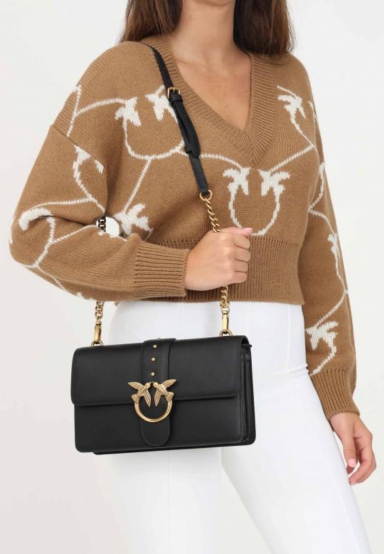 Pinko Women's Messenger Bag Love One Classic Icon