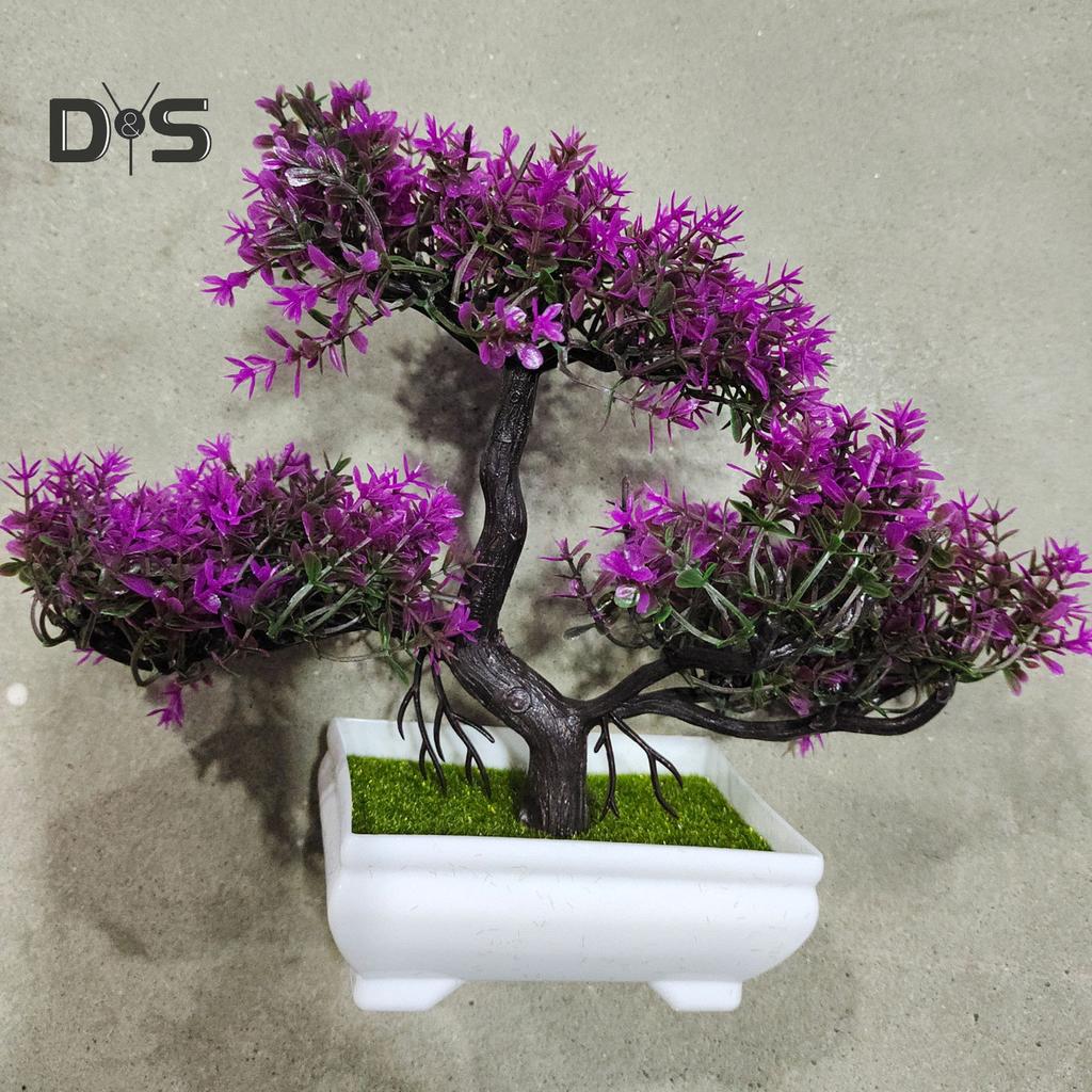 Искусственный бонсай в горшке для декора