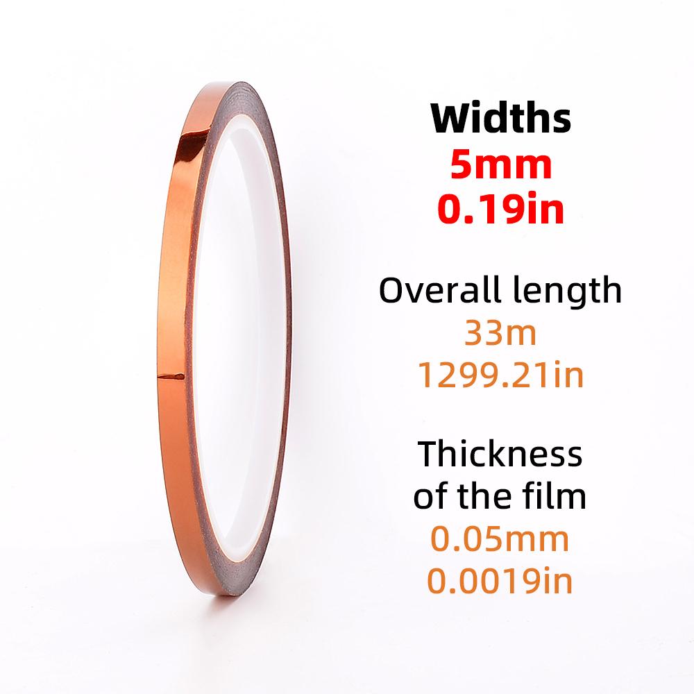 PI Polyimide Film, High-temperature Gold Finger Tape, PCB Repair Insulation Sticker, Circuit Board Protection Wrapping Film