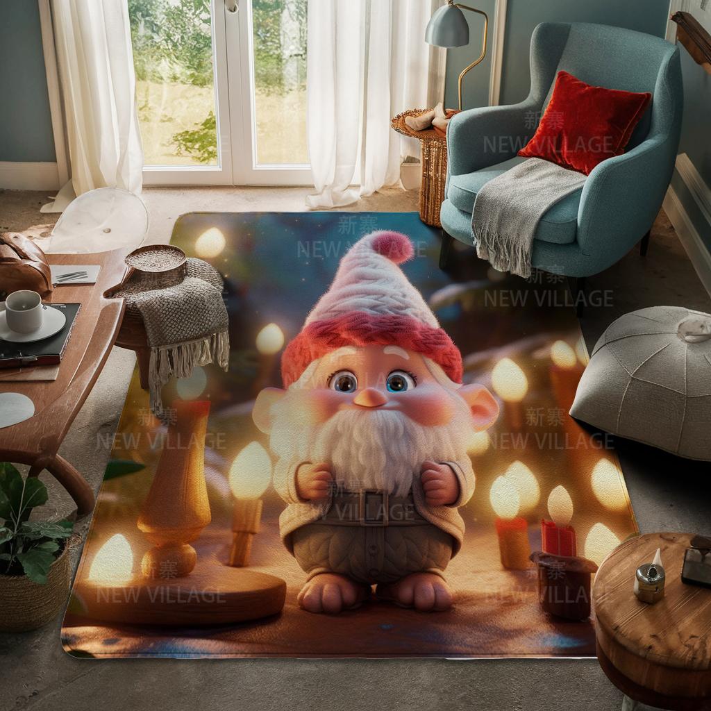 Ковер у входа в дом Домашний коврик у двери Гостиная Ванная Комната Ноги ванная комната Нескользящие коврики с водопоглощением для ванной Счастливого Рождества зима