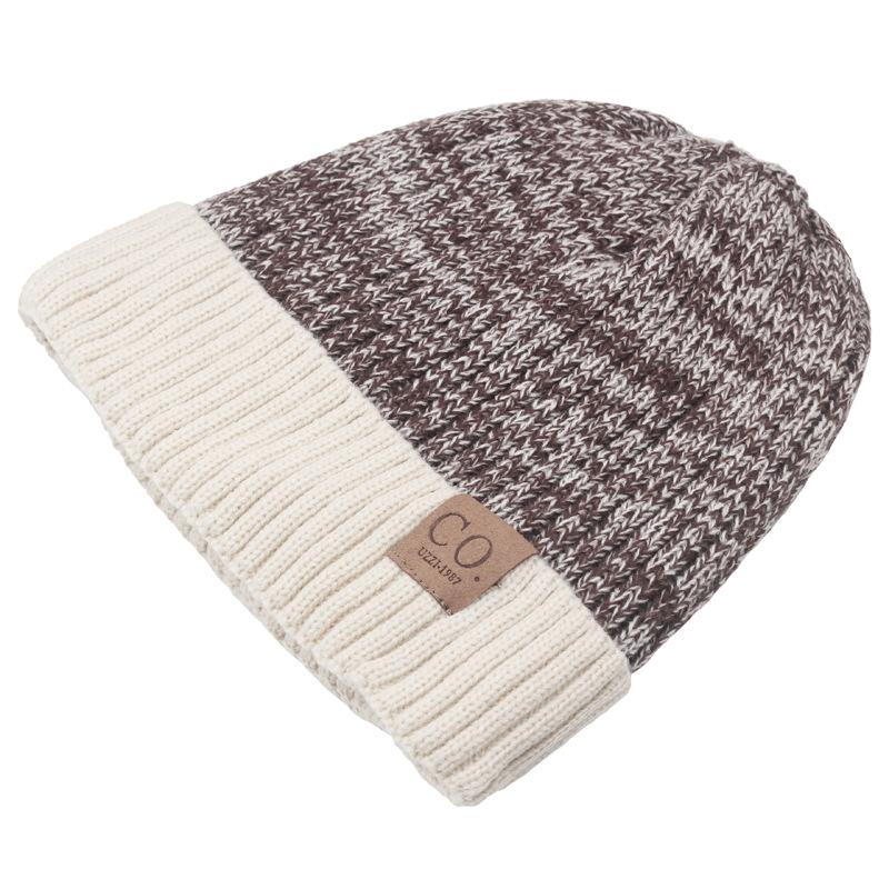 Шерстяная шапка, женская зимняя вязаная бархатная толстая теплая ветрозащитная шапка, мужские шапочки Skullies, лыжная кепка