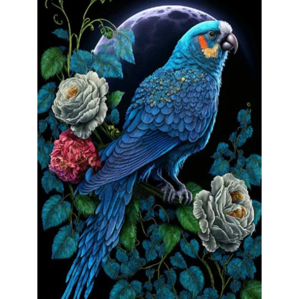 Алмазная картина, полная дрель, конфетный дом, круглая алмазная живопись, ручная работа, искусство, птица, сделай сам, алмазная мозаика, картина, украшение дома