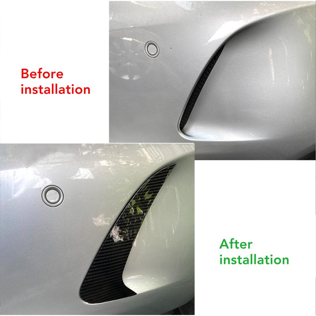 Side Air Vent Frame Rear Bumper Spoiler Air Vent Trim High Strength Sporty Enhance Stability for CLS‑Class W218 C218