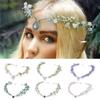 Forest Woodland Fairy Flower Leaf Crowns Handmade Leaves Hair Crowns Elf Headpiece for Women