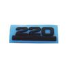 3D Premium TURBO 220 TURBO for Car Fender Trunk Rear Bonnet Decal Emblem Badge Sticker Accessories
