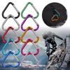 Hanging Climbing Accessories Keychain Clip Aluminum Carabiner Heart-shaped Buckles Keyring Hook