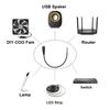 Кабель питания USB C с угловым/прямым разъемом на 2 жилы с открытым концом, удлинительный кабель-пигтейл с разъемом Type C (вилка), 22AWG