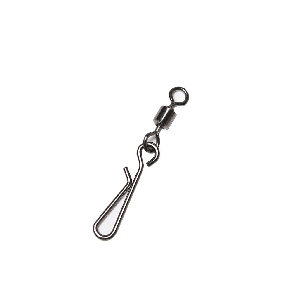 Size 2# To 10# Heavy Duty Ball Rolling Swivel Bearing Barrel Fishing Snap Connector with Pin