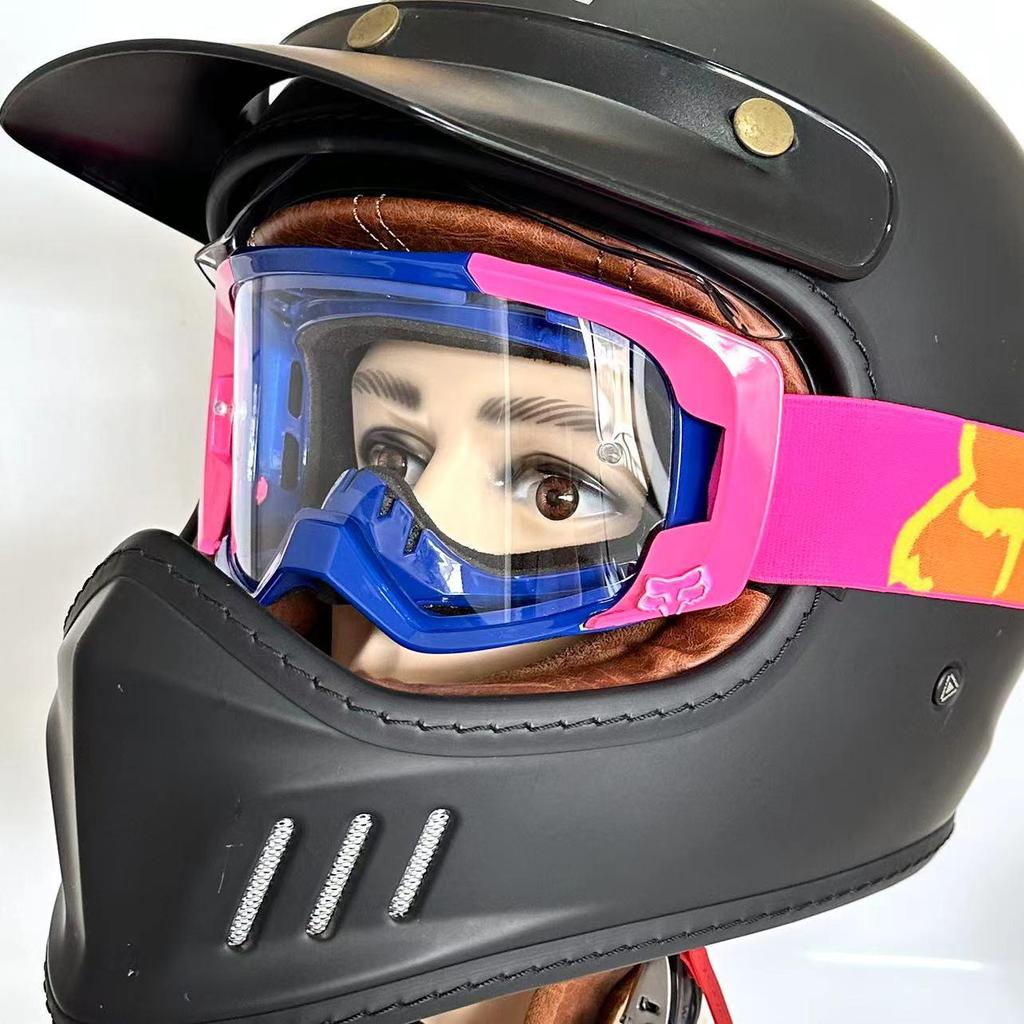 Fox Off-Road Motorcycle Riding Goggles - Wind & Sand Protection, HD Vision