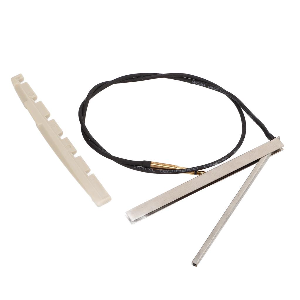 Гитарный звукосниматель со встроенной полосой, сменные детали для акустического народного музыкального инструмента