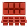 8 Grids Silicone Mold Sausage Hot Dog Ham Sausage Mold Cake Baking Biscuit Mafen Cup Cake Mold Kitchen Baking Tools