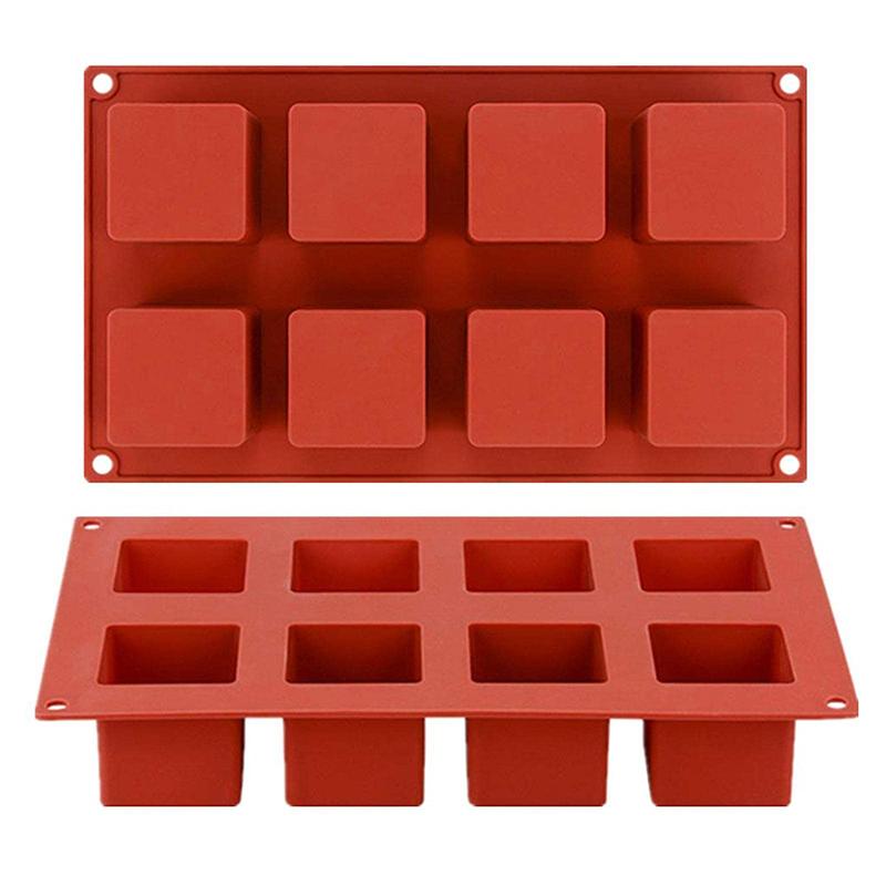 8 Grids Silicone Mold Sausage Hot Dog Ham Sausage Mold Cake Baking Biscuit Mafen Cup Cake Mold Kitchen Baking Tools