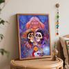 Disney Цифровое масляное искусство набор для рисования персонажи фильма «Тайна Коко» ручная роспись сделай сам для домашнего декора