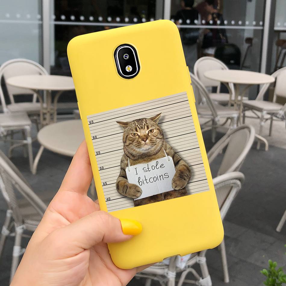 Силиконовый чехол для телефона конфетного цвета для Samsung Galaxy J3 J5 J7 2017 Чехол J330 J530 J730 Мягкая TPU крышка для Samsung J3 J5 J7 2017