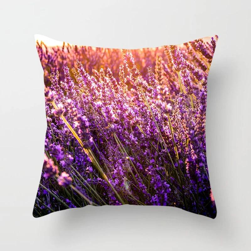 Офис Гостиная Дом Наволочка Автомобиль Украшения Красивый Цветочный Принт Наволочка