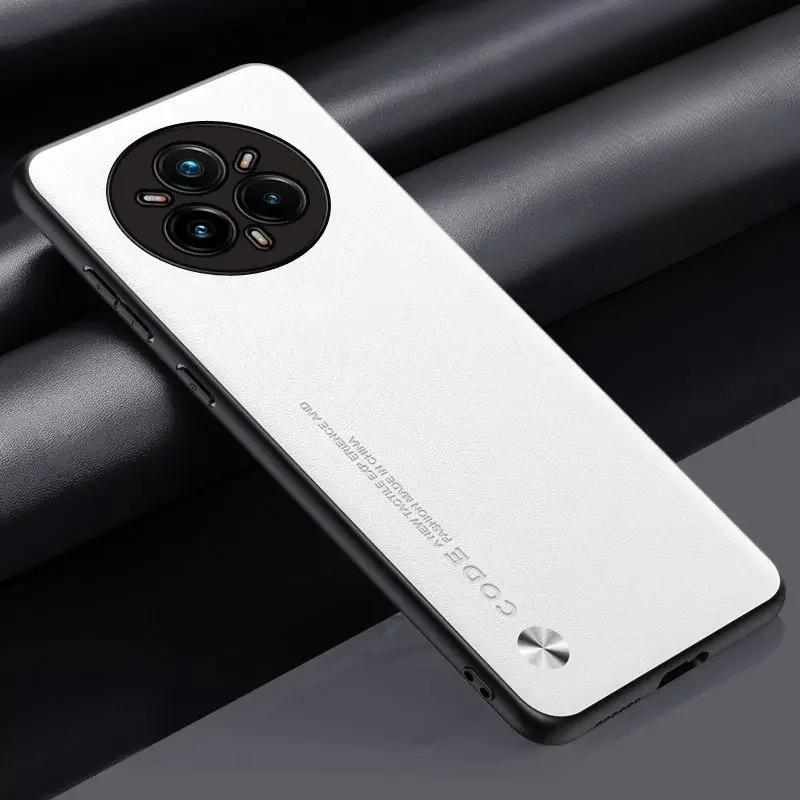 Для Realme 14 Pro Plus чехол простой PU кожаный силиконовый TPU защитный чехол для камеры для Realme 14X 14Pro + 13 Plus ударопрочный жесткий бампер