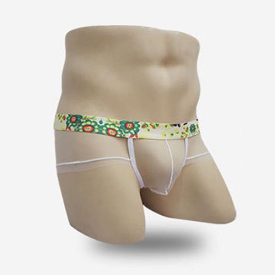 Мужские модные сексуальные прозрачные трусы U-образные выпуклые тонкие сетчатые трусы, нижнее белье