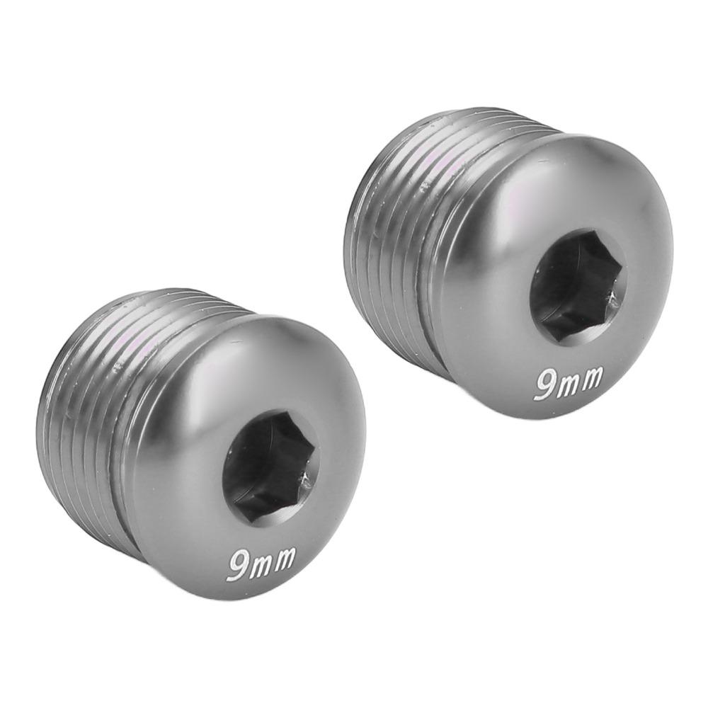 4PCS M14 Thread Bike Pedal Screw Cover 9mm Cycle Pedal Locking Screw Bike Pedal Protection