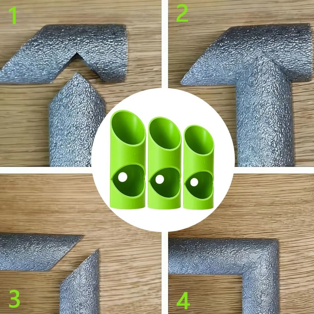 3pcs Durable Construction Foam Pipe Cutter Flame Retardant Pipe Insulation Tool Insulation Cutting