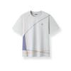 Мужская футболка Semir с цветовыми блоками и спущенной линией плеча