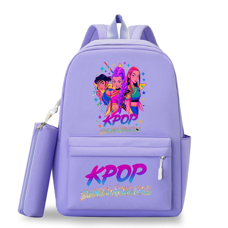 Школьный рюкзак Kpop Охотники на демонов Студенческий Подросток Рюкзак Девочка Повседневный Кавайный Школьная сумка Дорожный рюкзак Mochila Подарок для STEM DIY Набор для сборки 3D