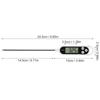 New Design Digital Food Thermometer with Long Probe for Cooking BBQ Kitchen Instant Read Meat Thermometer for Candy Candle 4
