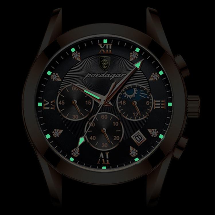 Новые роскошные мужские часы высшего бренда с коробкой, водонепроницаемые светящиеся мужские кварцевые часы