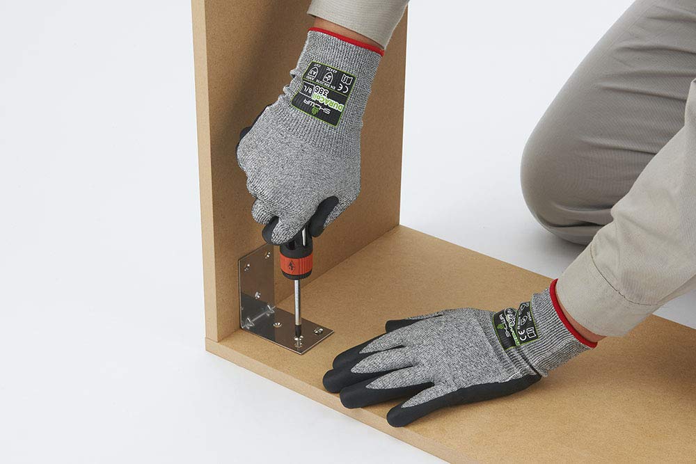 Showa Gloves DURACoil Size 1 Pair [Cut-Resistant Gloves] 386, M,