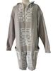 2025 Autumn/Winter Women's Hooded Letter Knit Cardigan Sweater - European & American Cross-Border Style