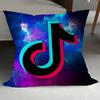 Подушка с логотипом T-TikTok, наволочка, чехол для диванной подушки, украшение для дома, комнаты, детский подарок