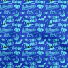 Ткань Cotton Flex Blue для поделок на Хэллоуин, декоративная ткань с принтом по ярдам, 40 дюймов