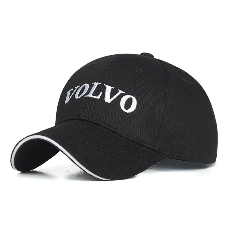 Car Embroidery Baseball Cap Racing Outdoor Sport Cap Sun Hat For Volvo XC60 V50 V40 XC90 S60 S40 S80L V90 V60 EX90 S90 XC40 C40