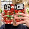 Чехол для телефона: 2D плоский, подходит для защитного чехла iPhone 18 17 16 15 14 13 12 Pro, набор на рождественскую тематику, идеальный праздничный подарок на Рождество и Хэллоуин