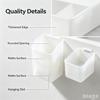 Cabinet Door Hanging Basket Wall Mount Kitchen Organizer Drawer Door Storage Box With Dividers Multi Compartment Storage Tray