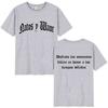 Rapper NATOS WAOR Tour 2025 Pop Shirts Mens Clothes Double Sided Hip Hop Tshirts Summer Oversized Short Sleeves Unisex Tshirt