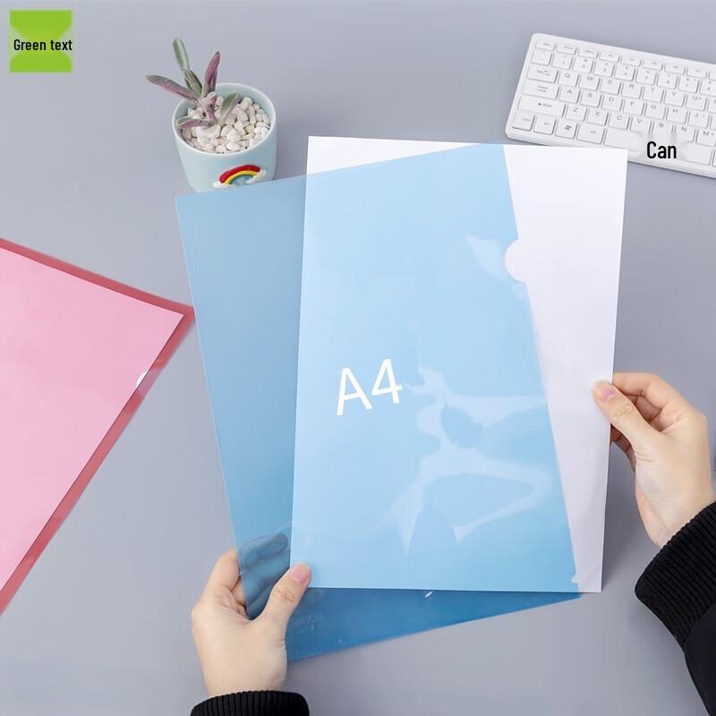 A4 L-Type Sheet Protector Folders (24-Pack)