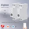 Умный автоматический выключатель ZigBee Tuya с управлением через приложение, таймером, измерением, защитой от перегрузки по току/перенапряжения и аварийным воздушным выключателем