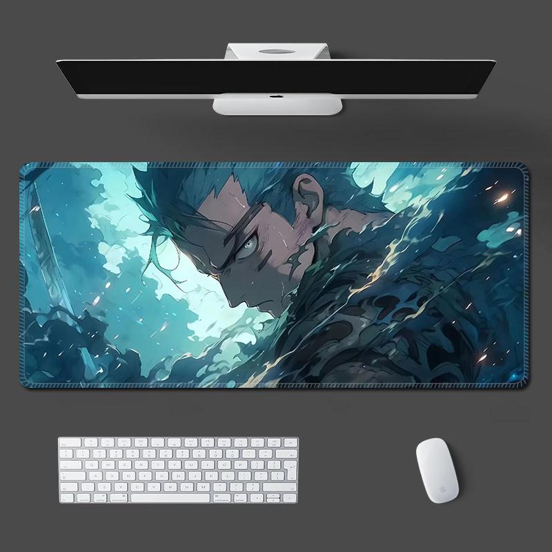 Leather ONE PIECE Mouse Pad Luffy Roronoa ZoroHome Office Non-slip Dirt-resistant Mouse Pad Keyboard Pad High Quality Nami Table