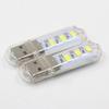 2/PCS Мини Портативный Яркий 3 Светодиодный Ночной Светильник USB Лампа для ПК Ноутбука Чтения 5730 SMD