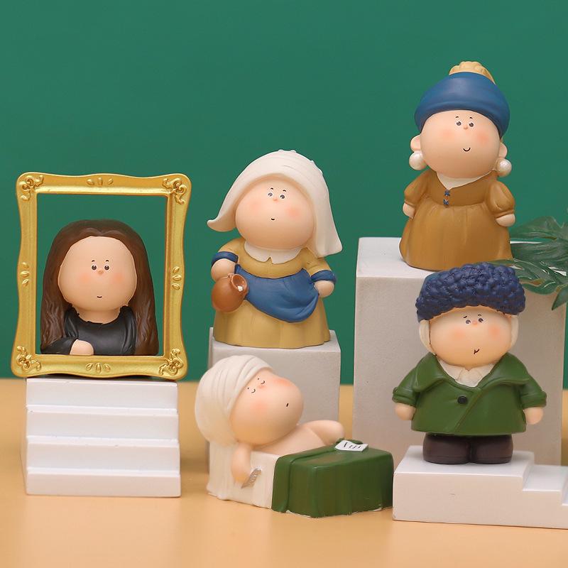 Двенадцать созвездий ручной работы милые настольные украшения в виде девочки-пузырька - подарок на день рождения в закрытой коробке